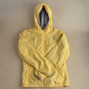 The North Face Light Yellow Hooded Jacket